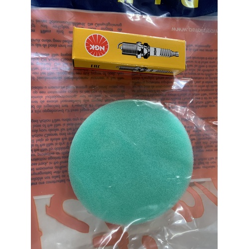HONDA CRF 50 70 XR 50 70 SERVICE KIT NGK SPARK PLUG CR5HSA AIR FILTER FOAM 