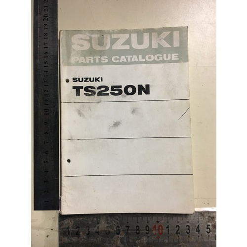 SUZUKI TS 250 N PARTS  MANUAL CATALOGUE 