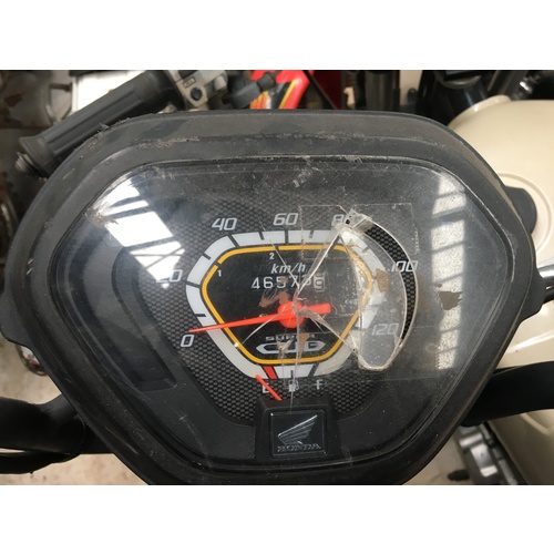 WRECKING HONDA CUB NBC 110  THIS LISTING IS FOR THE USED SPEEDO SPEEDOMETER