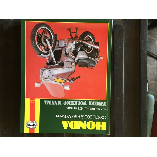 HONDA CX GL 500 650 V TWINS 1978 1986 HAYNES  WORKSHOP MANUAL