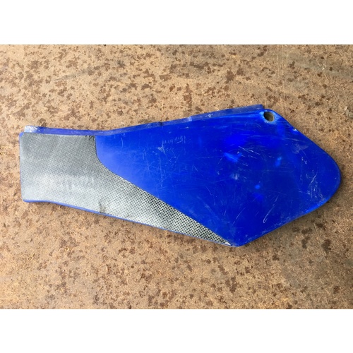 YAMAHA TTR 250 LEFT HAND PLASTIC SIDE COVER BLUE