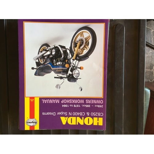 HONDA CB 250 CB 400 N SUPER DREAMS 1978 1984 HAYNES WORKSHOP MANUAL