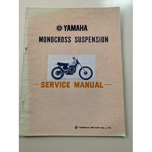 GENUINE YAMAHA MONOCROSS SUSPENSION REAR SHOCK SERVICE MANAUL YZ 360 B 250 B