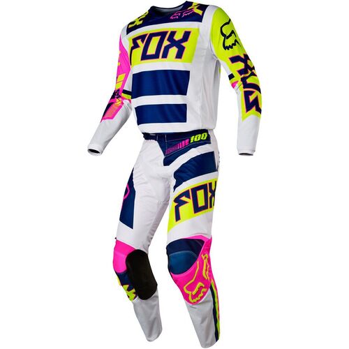 FOX RACING 180 FALCON NAVY BLUE WHITE MX OFF ROAD PANTS JERSEY COMBO SIZE YOUTH 26 XL
