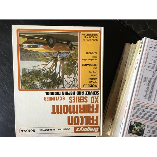 FORD FALCON FAIRMONT XD 6CYL 1979 1981 GREGORYS  WORKSHOP MANUAL
