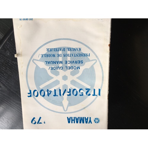 YAMAHA IT 250F IT 400F GENUINE YAMAHA SEVICE MANUAL