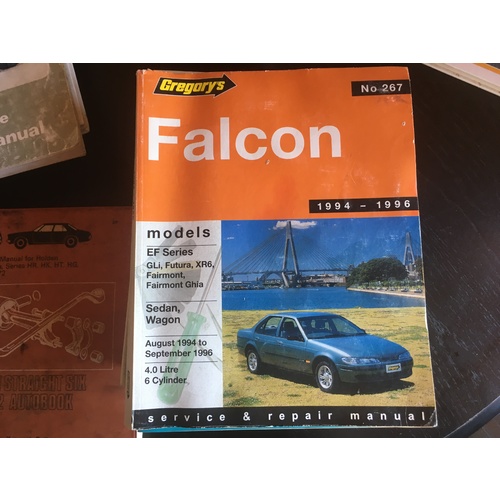 FORD FALCON 1994 1996 EF SERIES GREGORYS WORKSHOP SERVICE MANUAL