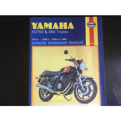 YAMAHA XS750 850 TRIPPLES 1976 1985 HAYNES WORKSHOP SERVICE MANUAL