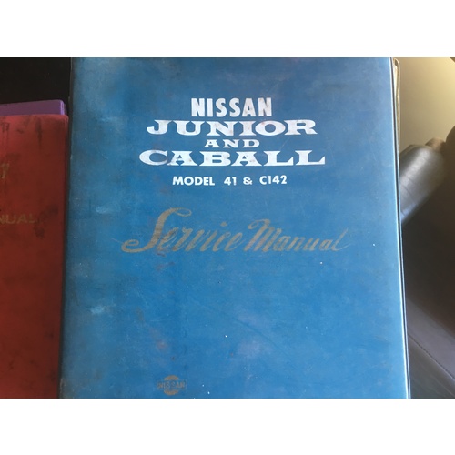 NISSAN JUNIOR AND CABALL MODEL 41 C142  NISSAN WORKSHOP SERVICE MANUAL