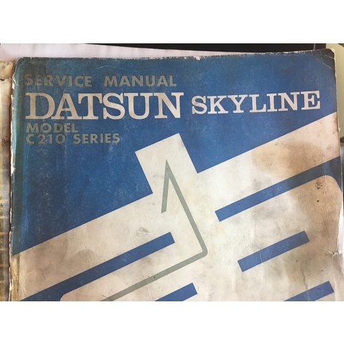 DATSUN SKYLINE C210 SERIES  NISSAN SERVICE WORKSHOP MANUAL