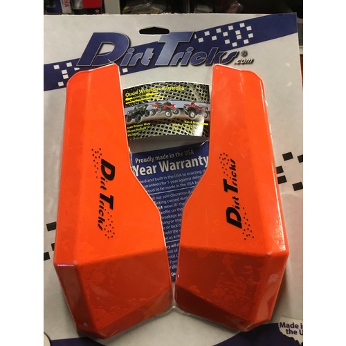 DIRT TRICKS ORANGE HAND BRUSH GUARDS KTM 125 200 250 300 350 450 500 530 2011 +