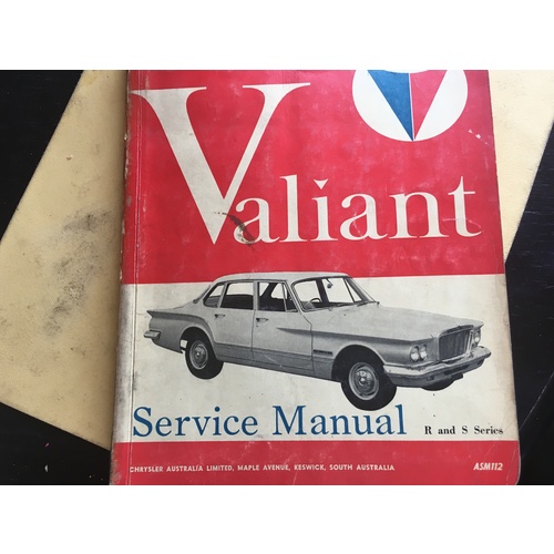 VALIANT CHRYSLER R AND S SERIES CHRYSLER  WORKSHOP SERVICE  MANUAL