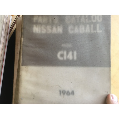 NISSAN CABALL 1964 C141 MODEL NISSAN PARTS   MANUAL