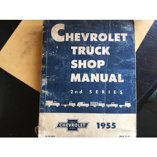 CHEVROLET TRUCK 2ND SERIES 1955 GENERAL MOTORS WORKSHOP SERVICE   MANUAL