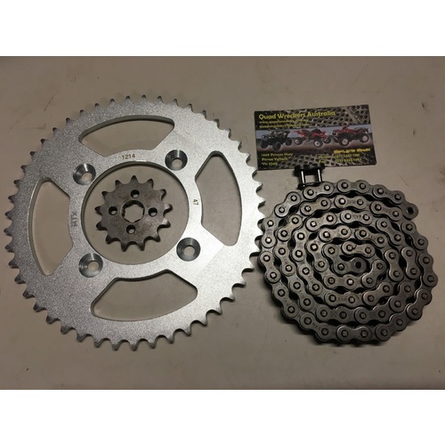 KTM 65 CHAIN & SPROCKET KIT 14 T FRONT 50 T REAR 420 GOLD CHAIN