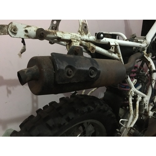 YAMAHA DT 200 R MUFFLER SILENCER EXHAUST USED AFTER MARKET 