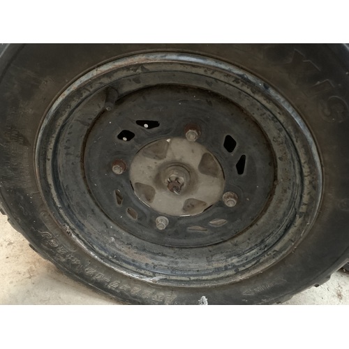 POLARIS 300 400 2007 - 2010  HAWKEYE / SPORTSMAN FRONT BLACK 12 INCH RIM PL 101
