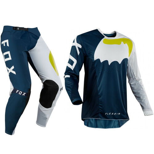 FOX RACING FLEXAIR HIFEYE NAVY WHITE MX OFF ROAD JERSEY MEDIUM PANTS SIZE 32
