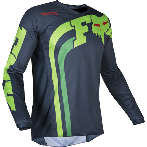 FOX RACING 180  COTA NAVY BLUE MX OFF ROAD LARGE JERSEY