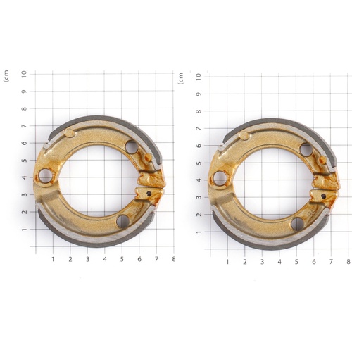 YAMAHA TTR 50 FRONT AND REAR BRAKE SHOE  SET 2005 - 2022 S1 X2