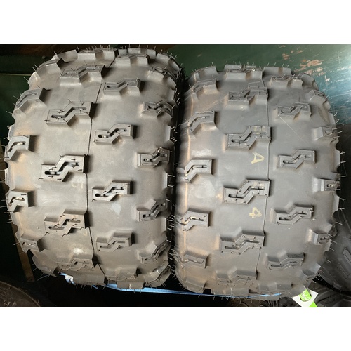 DUNLOP RACE SPORTS ATV TYRES KT 335 20X10R9 RADIAL YFZ 450 TRX 450R RAPTOR