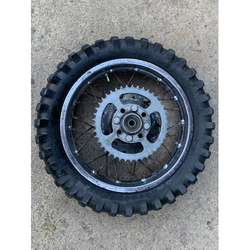 SUZUKI DS 80 JR REAR WHEEL RIM HUB