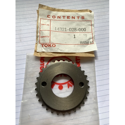 HONDA CT 110 POSTIE BIKE CAM SHAFT GEAR CAM CHAIN TOP SPROCKET 14321-028-000