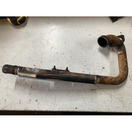 YAMAHA BRUIN 350 YFM GRIZZLY EXHAUST  HEADER PIPE - USED