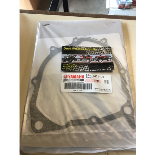 YAMAHA LEFT CRANK CASE SIDE COVER GASKET 15A-15451-02 AG 200 KICK START ONLY