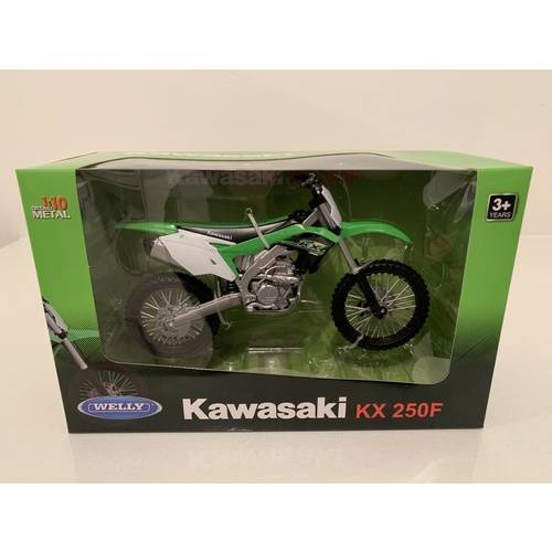 KAWASAKI KXF 250  TOY MODEL DIECAST 1:10 SCALE GIFT IDEA CHRISTMAS