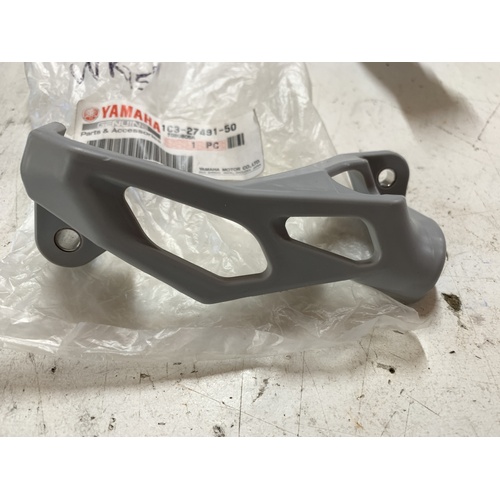 YAMAHA YZ WR 250 450 F YZF WRF REAR BRAKE CALIPER PLASTIC GUARD PROTECTOR 1C3-27491-50
