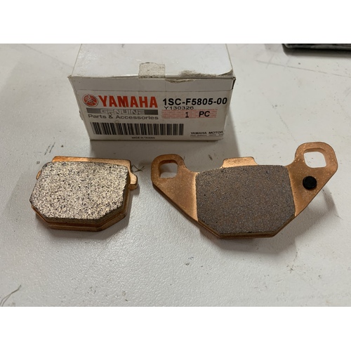 YAMAHA GRIZZLY 300 FRONT BRAKE CALIPER PADS  1SC-F5805-00