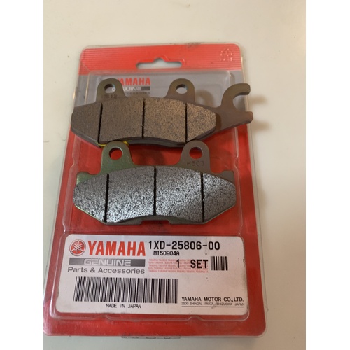 GENUINE YAMAHA VIKING 700 850 WOLVERINE X2 REAR RIGHT BRAKE PADS 1XD-25806-01