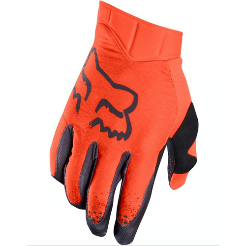 FOX RACING MX AIRLINE MOTH ORANGE GLOVES  SIZE  LARGE CLEARANCE