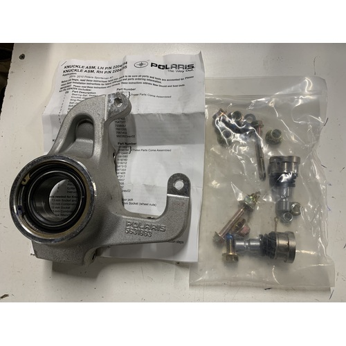 POLARIS 850 550 X2 SPORTSMAN SCRAMBLER 1000 FRONT KNUCKLE LEFT  BEARING  BALL JOINT KIT 2204254 5631883