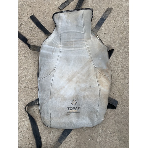 USED POLARIS FARMHAND SPORTSMAN 450 570 CANVAS SEAT COVER  16 - 17