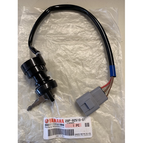 YAMAHA YFM GRIZZLY 450 550 700 IGNITION SWITCH AND KEY 28P-82510-01 3 WIRE