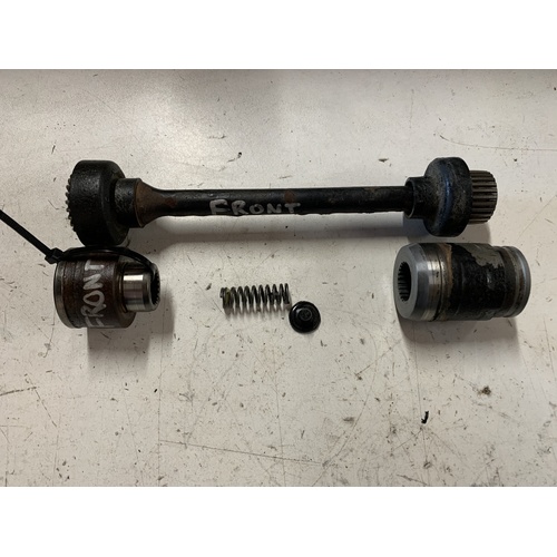 YAMAHA GRIZZLY 700 550 FRONT DIFF TAIL / PROP SHAFT & COUPLING SET 07 - 2015