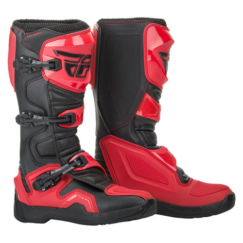 FLY RACING MAVERIK 2019 BOOTS MX OFFROAD RED BLACK US SIZE 10