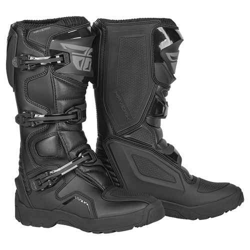 FLY MAVERIK OFF ROAD BUSH ENDURO LT BOOTS GRIP SOLE BLACK SIZE 9