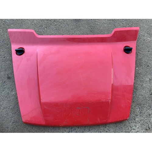 HONDA SXS 700 PIONEER RED PLASTIC BONNET HOOD   WRECKING