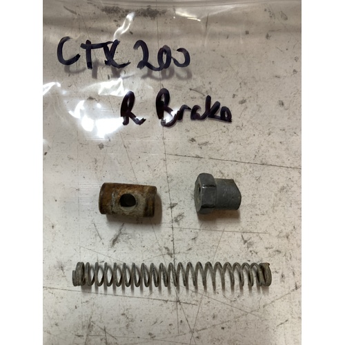 HONDA CTX 200 BUSHLANDER  REAR BRAKE ADJUSTING NUT SPRING COLLAR