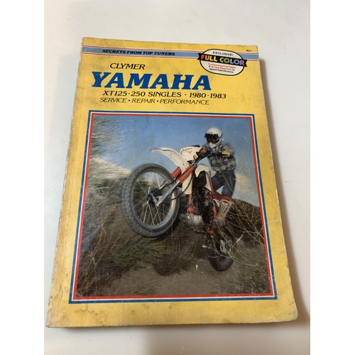 CYLMER YAMAHA XT 125 250 1980 - 1983 SINGLE WORK SHOP SERVICE MANUAL