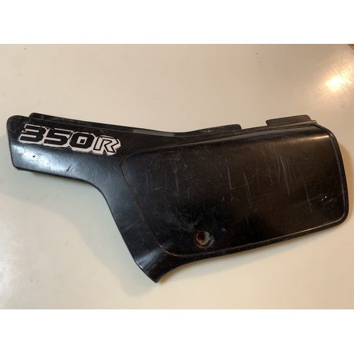 HONDA XL 350 R BLACK LEFT HAND PLASTIC SIDE COVER NUMBER PLATE 