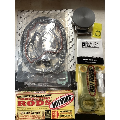 POLARIS 450 500 17 + ENGINE REBUILD KIT ROD PISTON SEE FITMENT ACE RANGER SPORTSMAN