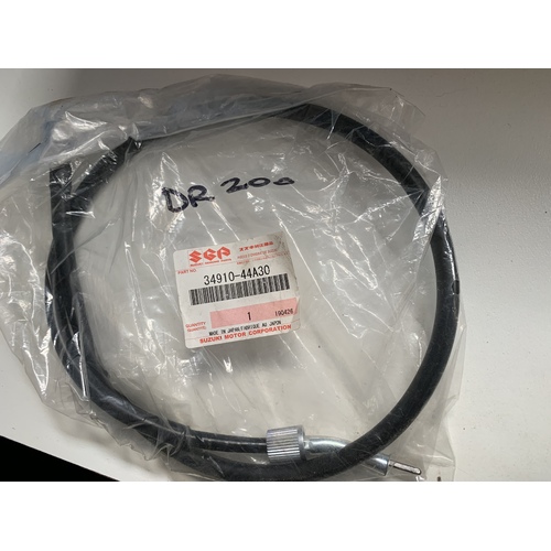 SUZUKI DR 200 TROJAN FARM AG BIKE   SPEEDO SPEEDOMETER METER CABLE 34910-44A30