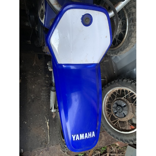 GENUINE YAMAHA PW 80 BLUE FRONT GUARD FENDER 