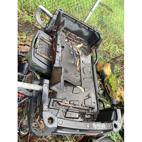 POLARIS 550 X2 SPORTSMAN REAR TUB PARTS SEE PICS