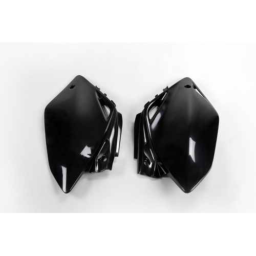 UFO HONDA CRF R 450 200 5 2006  BLACK RADIATOR FUEL TANK SHROUDS PAIR SET LEFT AND RIGHT