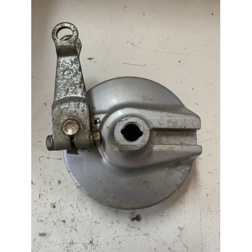 HONDA Z 50 J 1981 REAR  BRAKE BACKING PLATE WITH ARM CAM SHOES